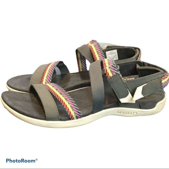 Merrell Shoes - Merrell Women’s Turbulence Sandal Flip Flop 6 Multi Color Straps Memory Foam